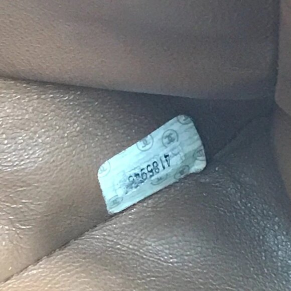 CHANEL Matelasse CC Mark Tote Bag Hand Bag Lambskin Leather Brown/SilverHardware - Picture 14 of 14